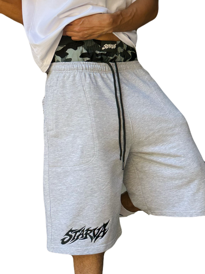 Camo Double Waist Shorts