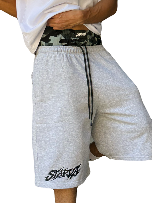 Camo Double Waist Shorts