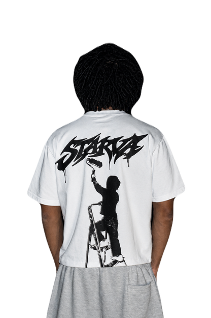Starva Boxy White tee