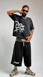 Starva Boxy black tee