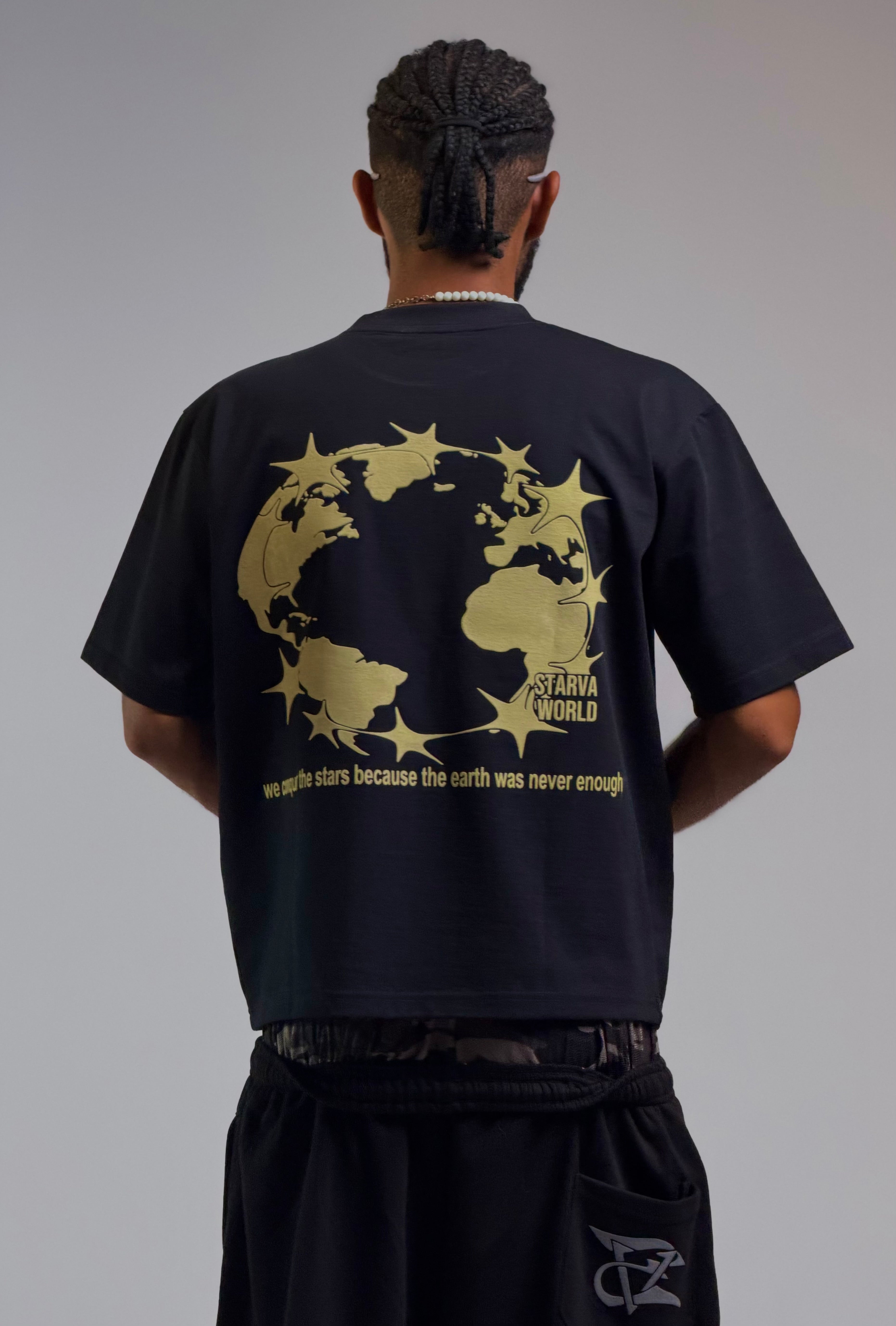 SV WORLD BLACK TEE