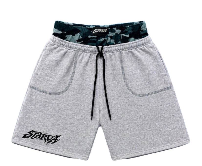 Camo Double Waist Shorts