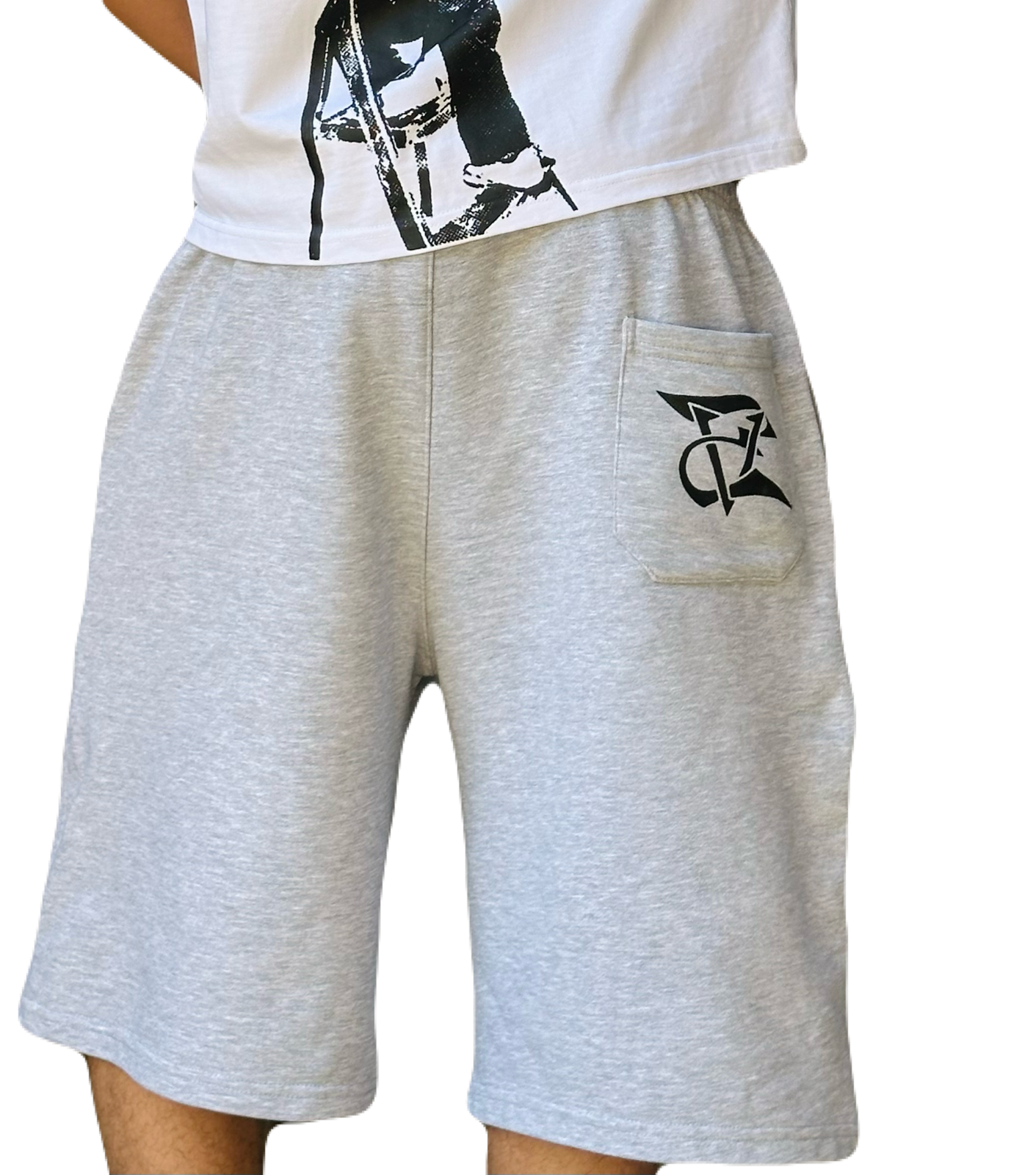 Camo Double Waist Shorts