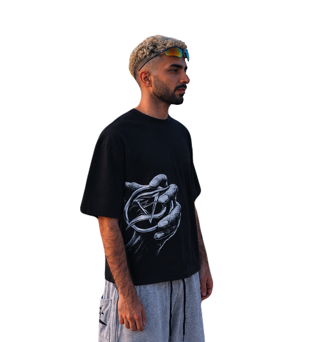 Starva Boxy black tee