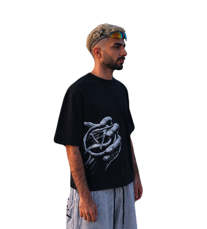 Starva Boxy black tee