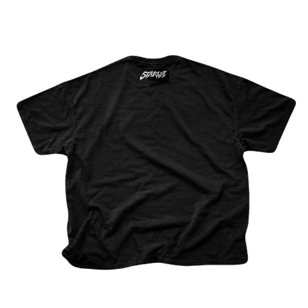 Starva Boxy black tee