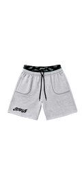 Camo Double Waist       Jorts -Gray