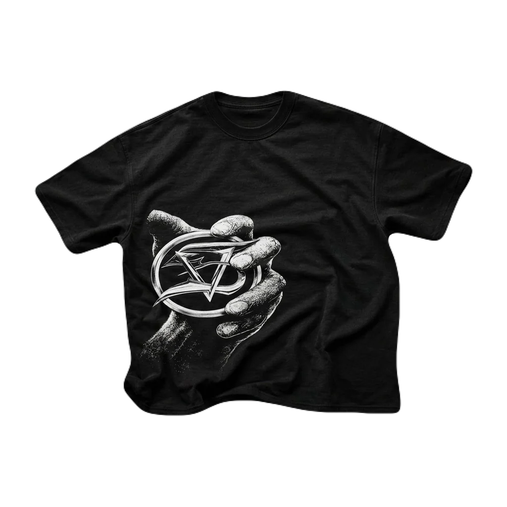 Starva Boxy black tee